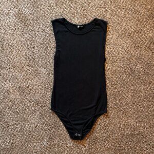 The Commons | Black Tank Top Bodysuit Small